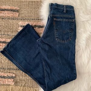 VtgRetro Levi’s 70’s BellBottomOrangeTabJeans sz28
